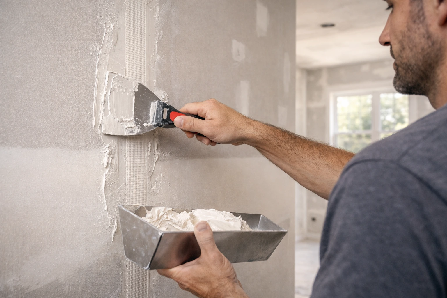 Drywall repair and finishing services for residential and commercial properties