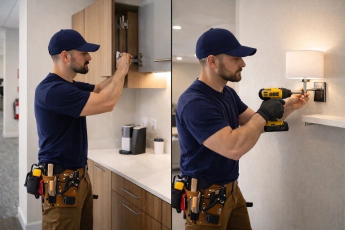 Commercial handyman services for offices, retail, and multi-unit properties