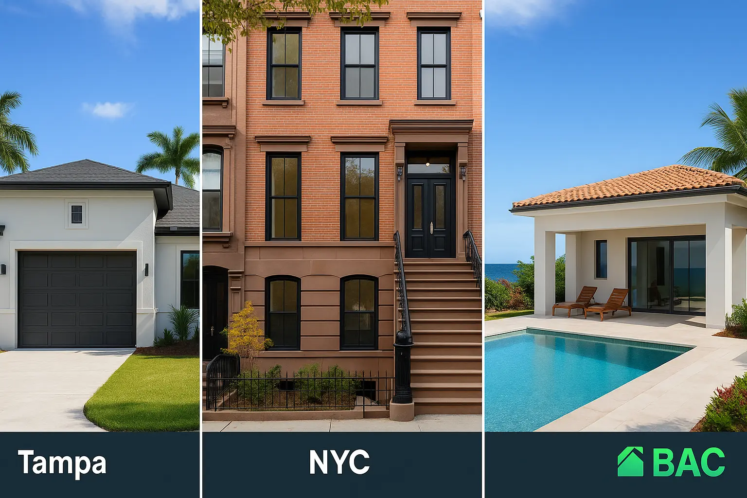 A modern Tampa home A renovated NYC brownstone A coastal Jamaican villa